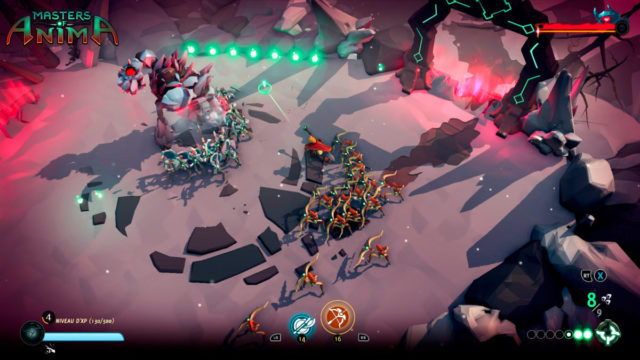 Masters of Anima enemy fight