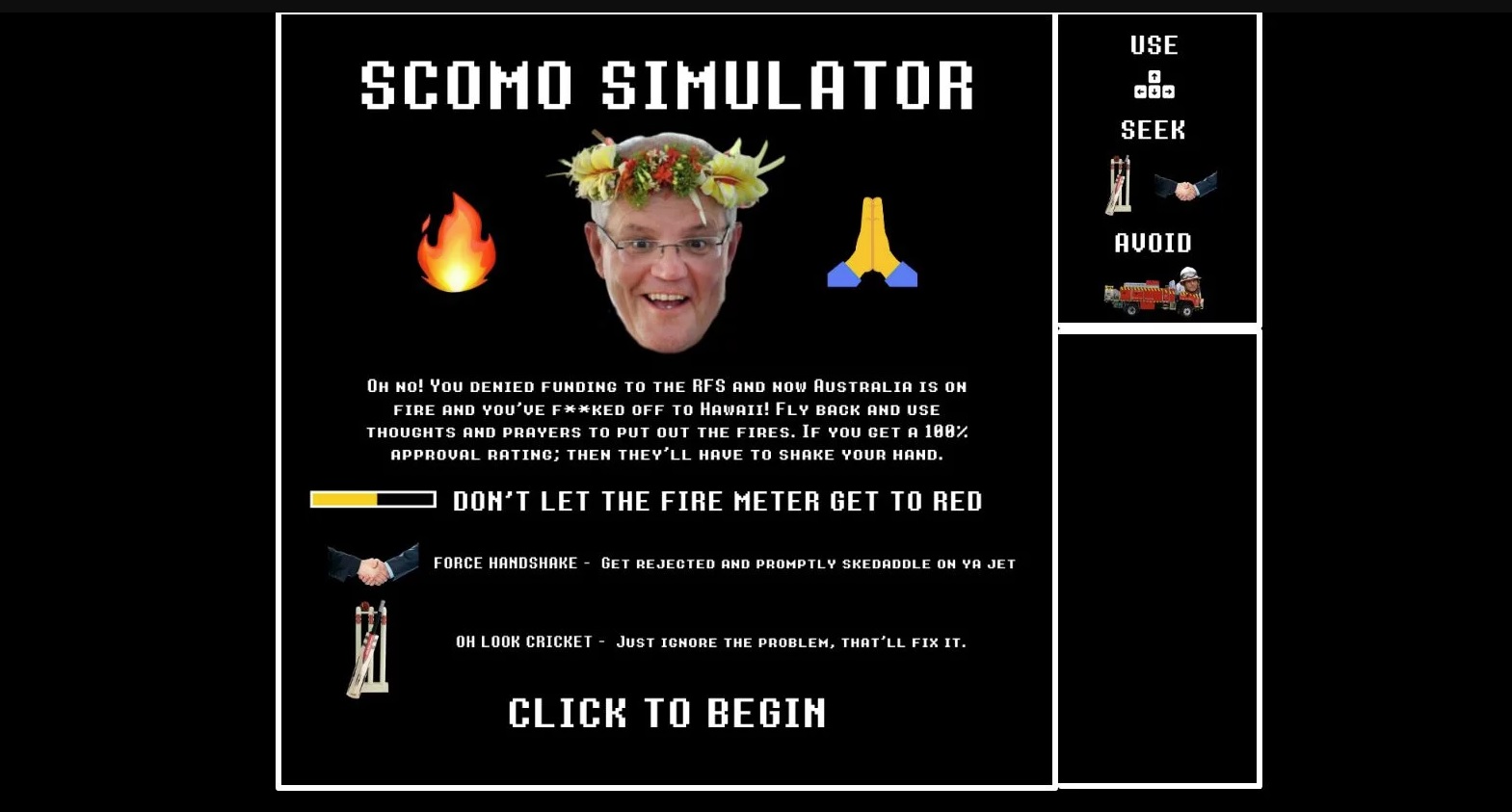 ScoMo Simulator screenshot