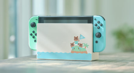 Check out this Animal Crossing: New Horizons themed Switch!