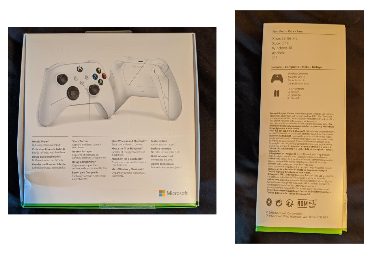 Nouvelle Manette Xbox avec adaptateur sans fil Windows 10
