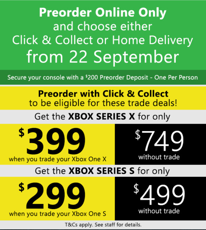 Xbox Series X trade deals