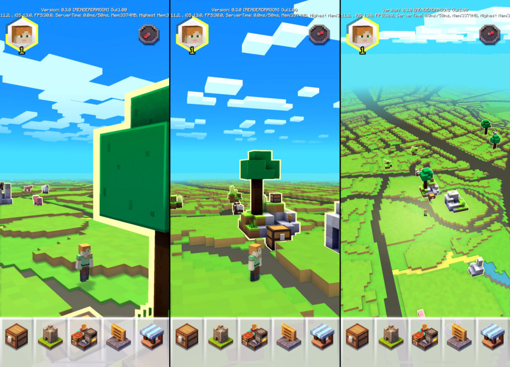 Screenshot of minecraft earth multiplayer