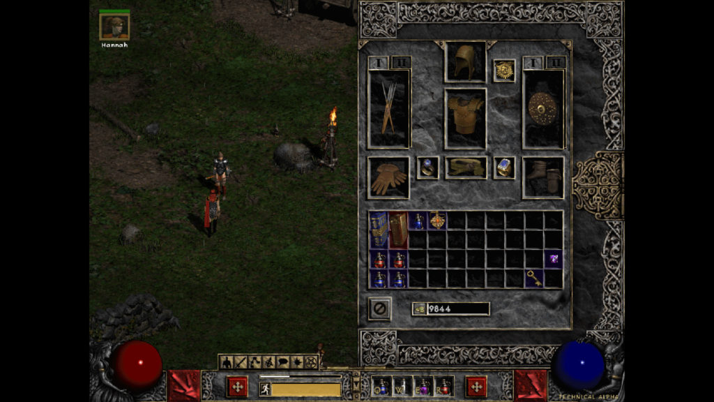 Diablo 2 Resurrected old school inventory