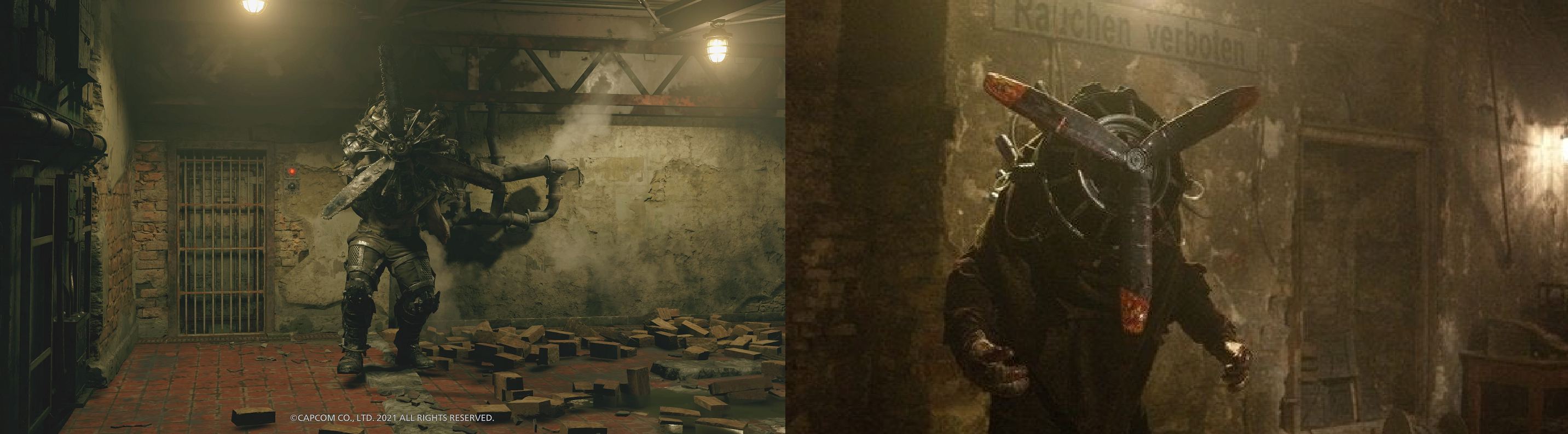 Resident Evil Village's Sturm vs the design of a monster in Frankenstein's Army