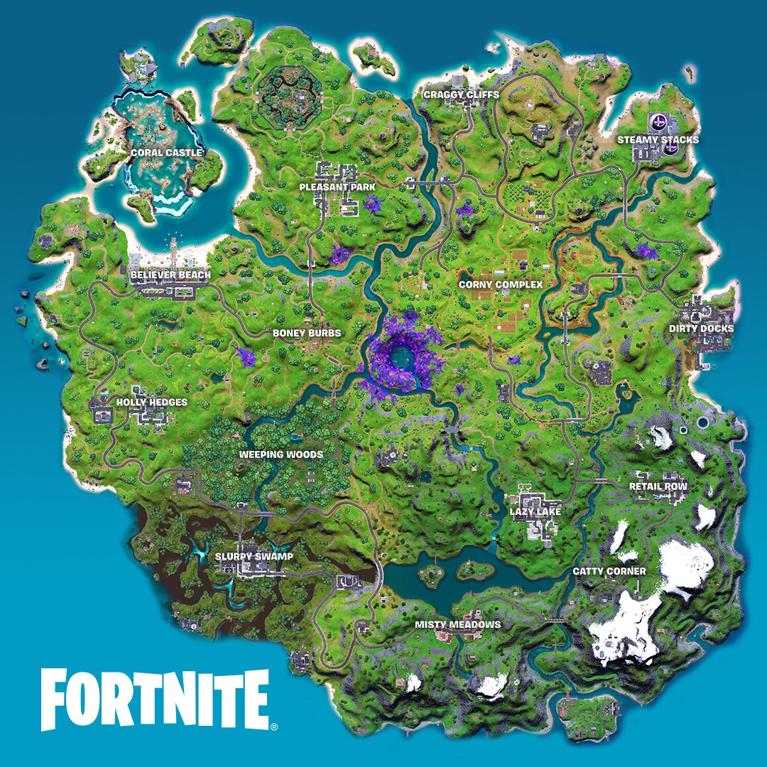 Fortnite season 7 space invasion map