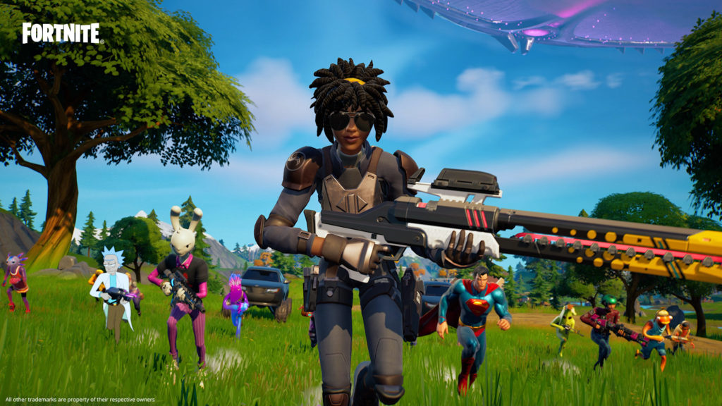 Fortnite season 7 invasion characters running in new skins