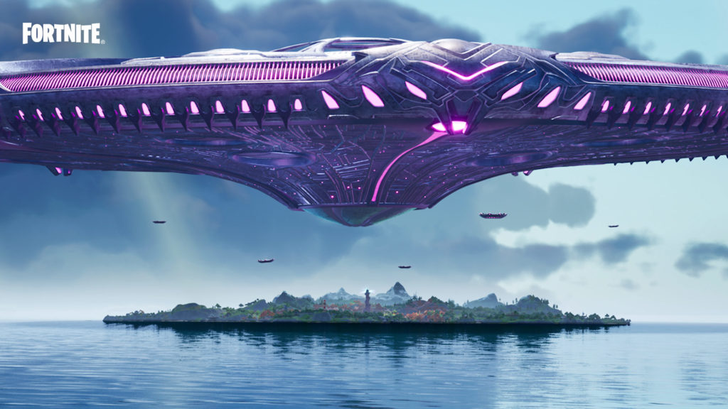 Fortnite season 7 space ship invasion