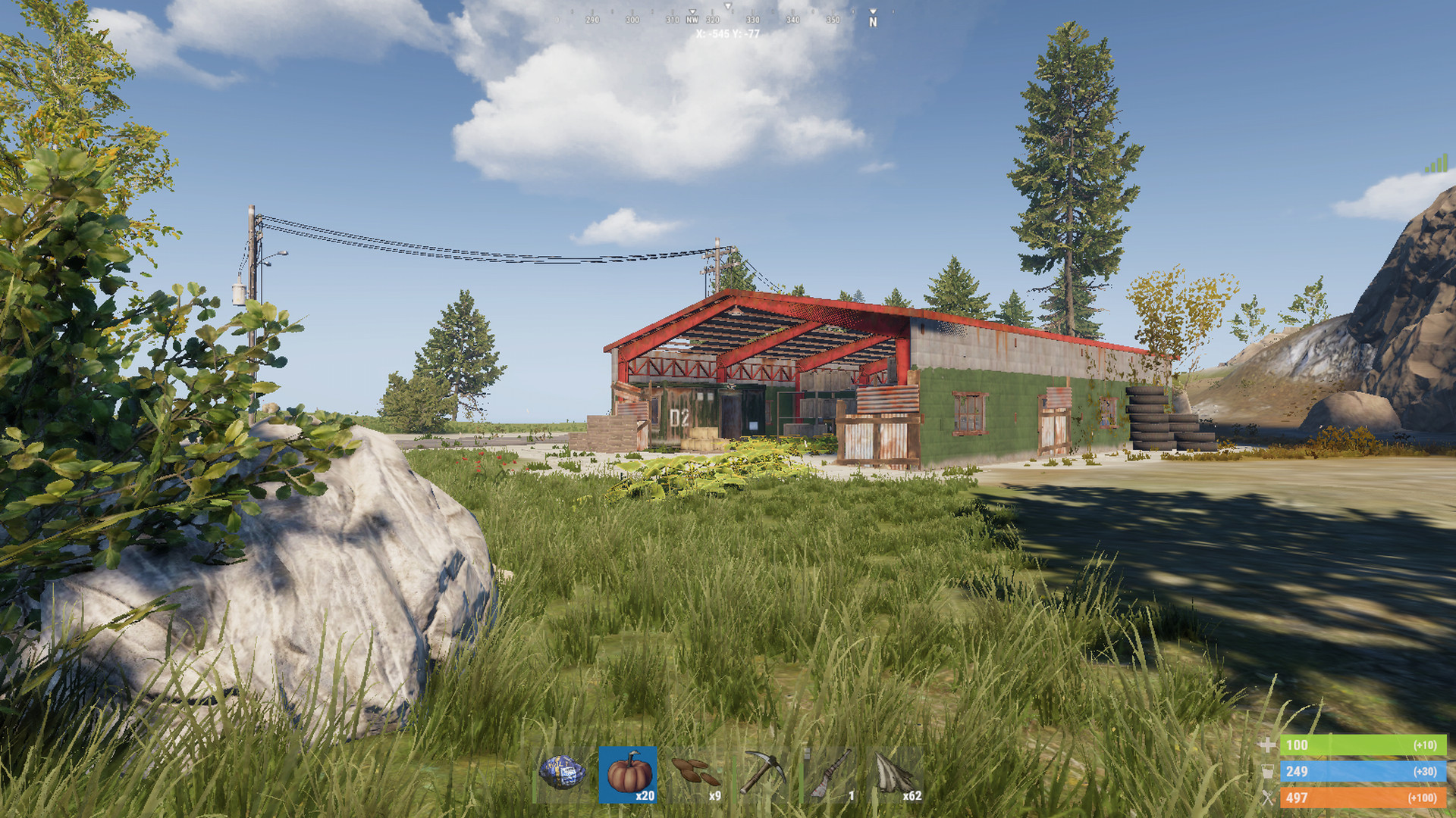 Rust Console Edition Preview - Build a base and get over it - Checkpoint