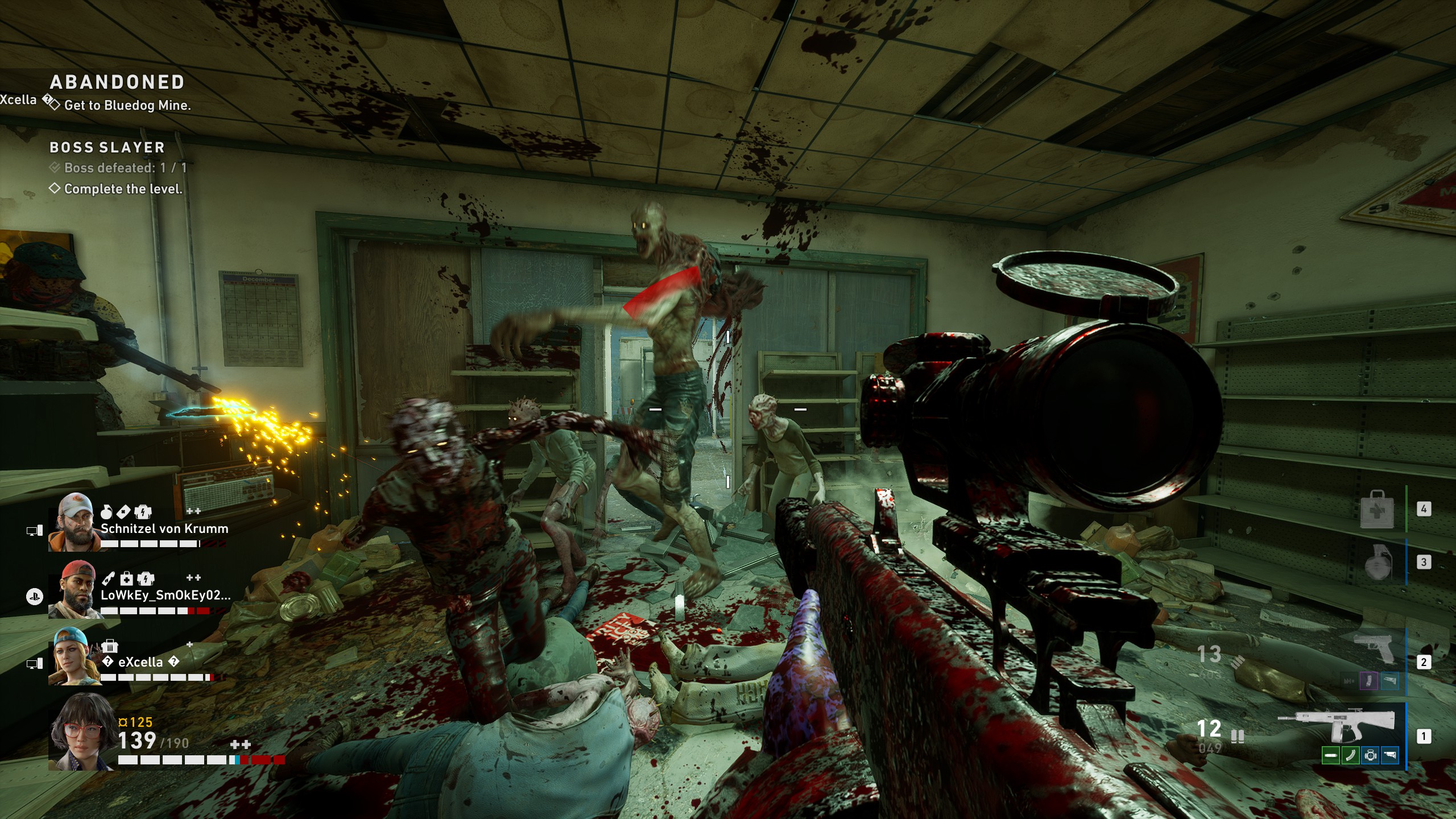 BACK 4 BLOOD: gameplay co-op com 1 amigo e 2 bots. Vai dar ruim?