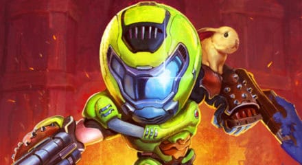 Mighty DOOM features an adorable Mini Slayer on mobile